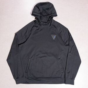 Branded Bills Back the Blue Line Police Performance Stretch Hoodie Black Medium